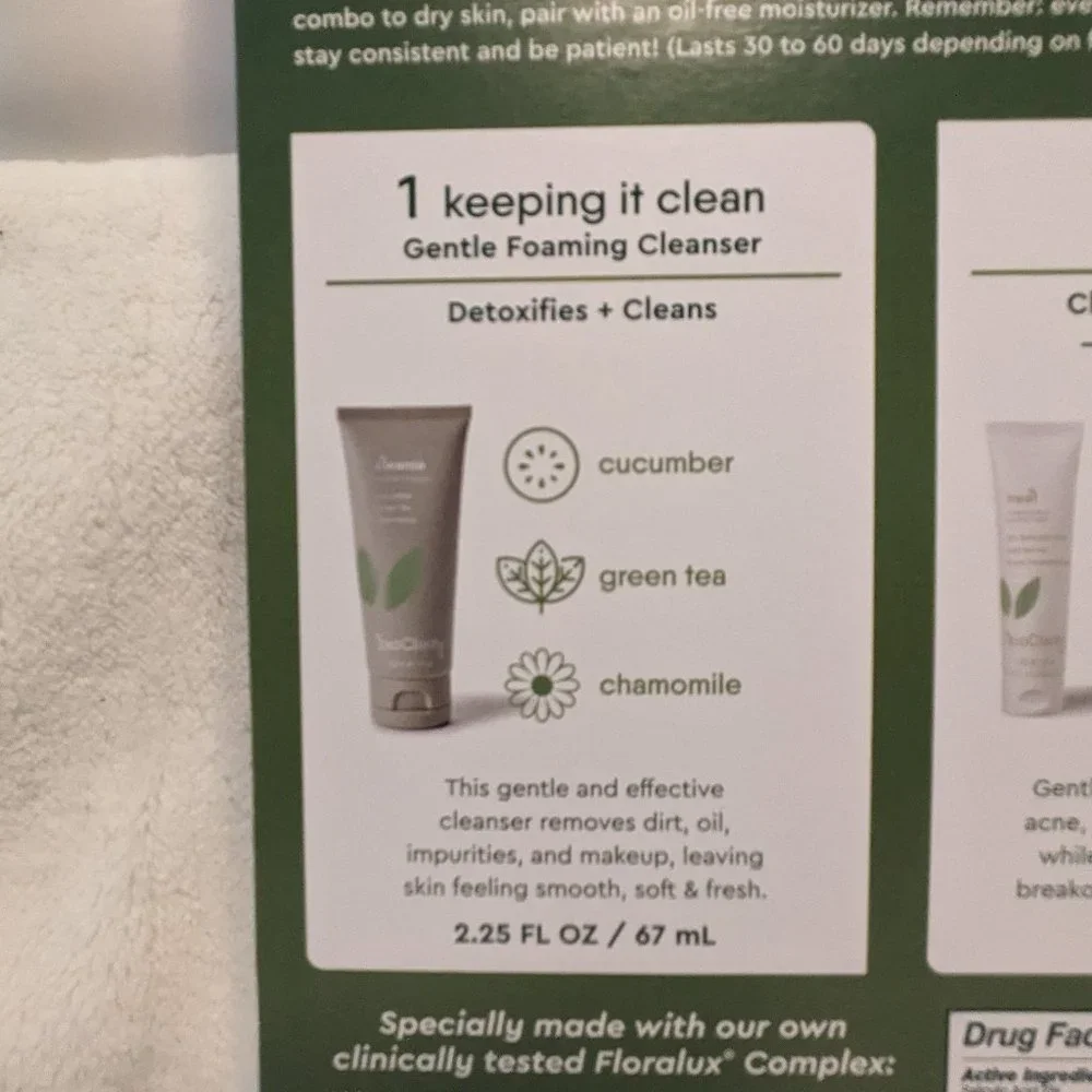 🌸 NWT bioClarity Clear Skin Routine for Acne Prone Skin (4 piece kit) NIB